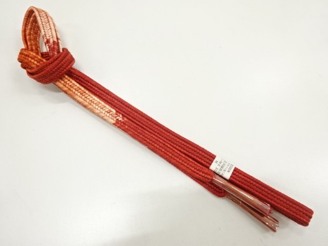 JAPANESE KIMONO / UNUSED HAND-TIED OBIJIME